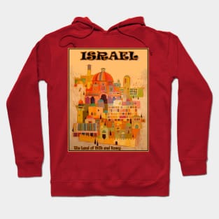 Israel Land of Milk and Honey Vintage Travel and Tourism Advertising  Poster Print Hoodie